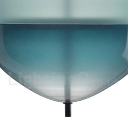 Lampada a sospensione moderna e contemporanea con paralume in vetro e colori sfumati