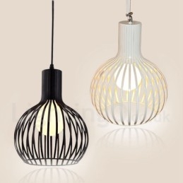 Lampada a sospensione moderna contemporanea in metallo a 1 luce