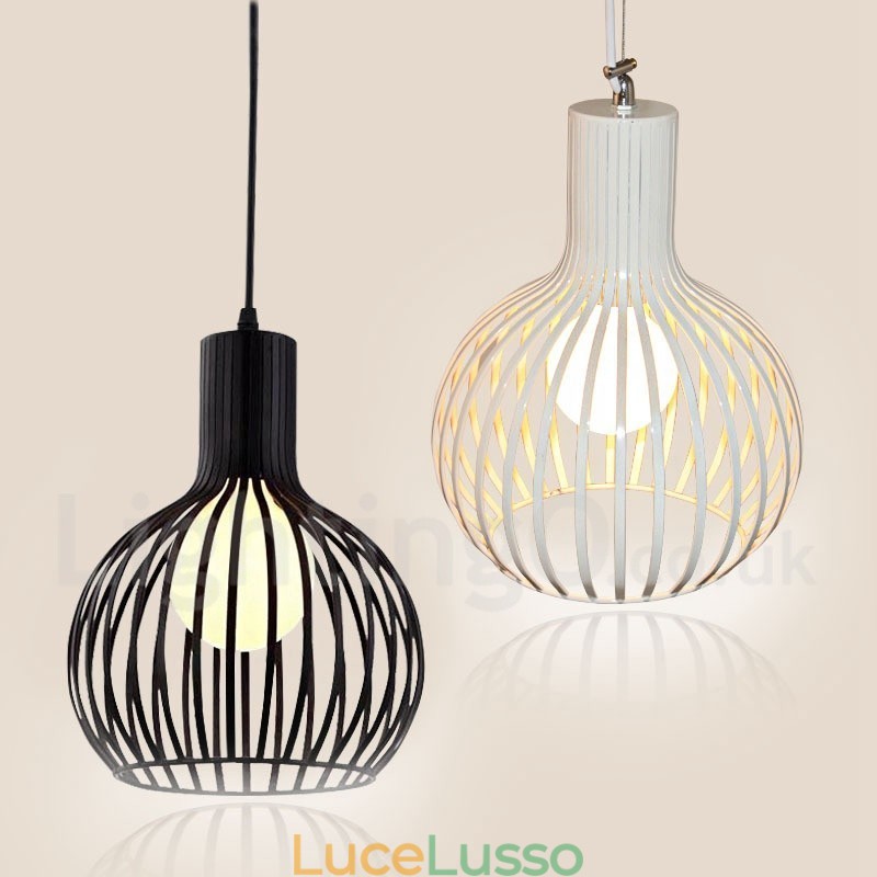Lampada a sospensione moderna contemporanea in metallo a 1 luce