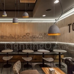 Lampada a sospensione moderna contemporanea in cemento a 1 luce