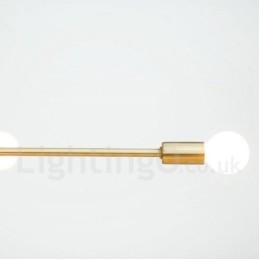 Lampadario moderno contemporaneo in rame a 5 luci