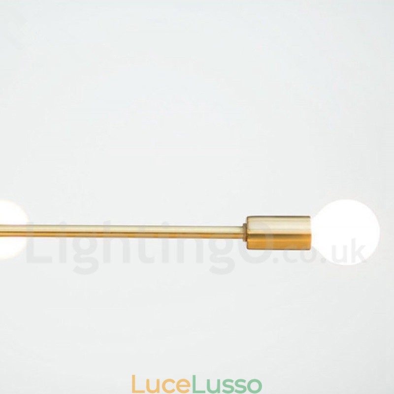 Lampadario moderno contemporaneo in rame a 5 luci
