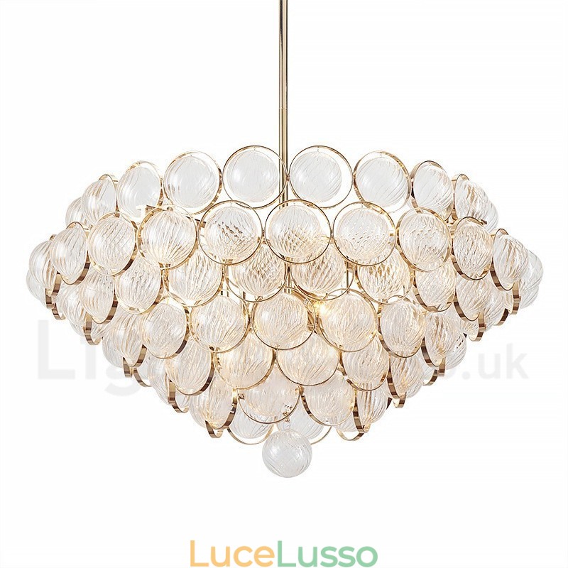 Lampada a sospensione moderna contemporanea di lusso a 1 luce