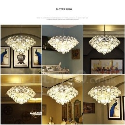 Lampada a sospensione moderna contemporanea di lusso a 1 luce