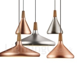 Lampada a sospensione moderna contemporanea in metallo a 1 luce