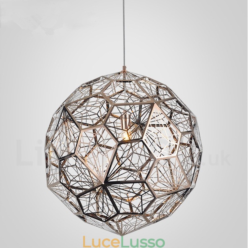 Lampada a sospensione moderna contemporanea a 1 luce a globo