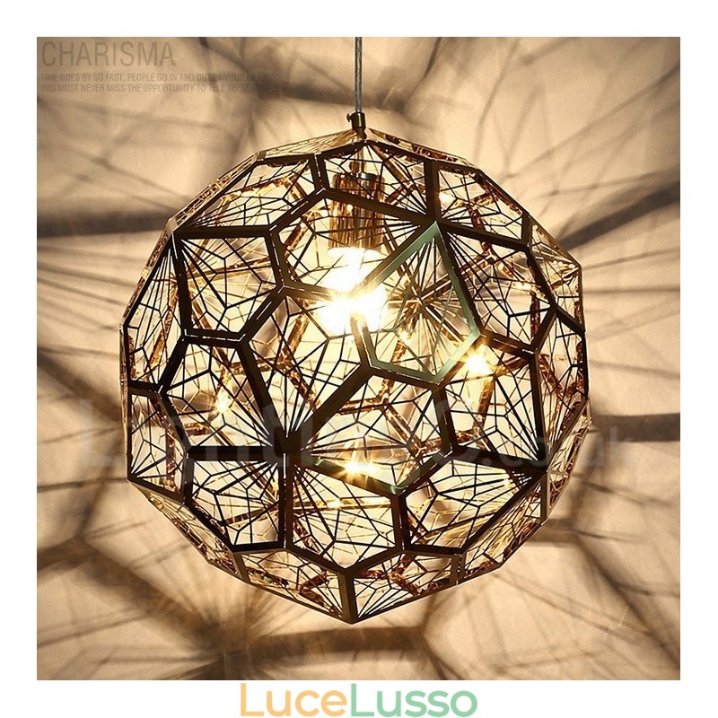 Lampada a sospensione moderna contemporanea a 1 luce a globo