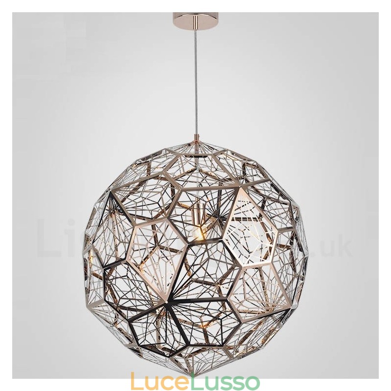 Lampada a sospensione moderna contemporanea a 1 luce a globo