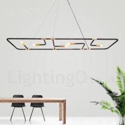 Lampada a sospensione moderna e contemporanea a 5 luci