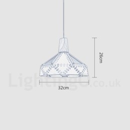 Lampada a sospensione moderna contemporanea multicolore a 1 luce