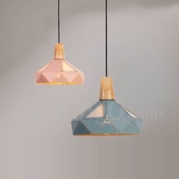 Lampada a sospensione moderna contemporanea multicolore a 1 luce