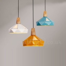 Lampada a sospensione moderna contemporanea multicolore a 1 luce