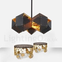 Lampada a sospensione moderna e contemporanea a 5 luci