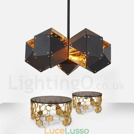 Lampada a sospensione moderna e contemporanea a 5 luci Lampada a sospensione moderna e contemporanea a 5 luci