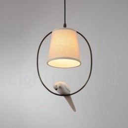 Lampada a sospensione rustica vintage da 1 luce