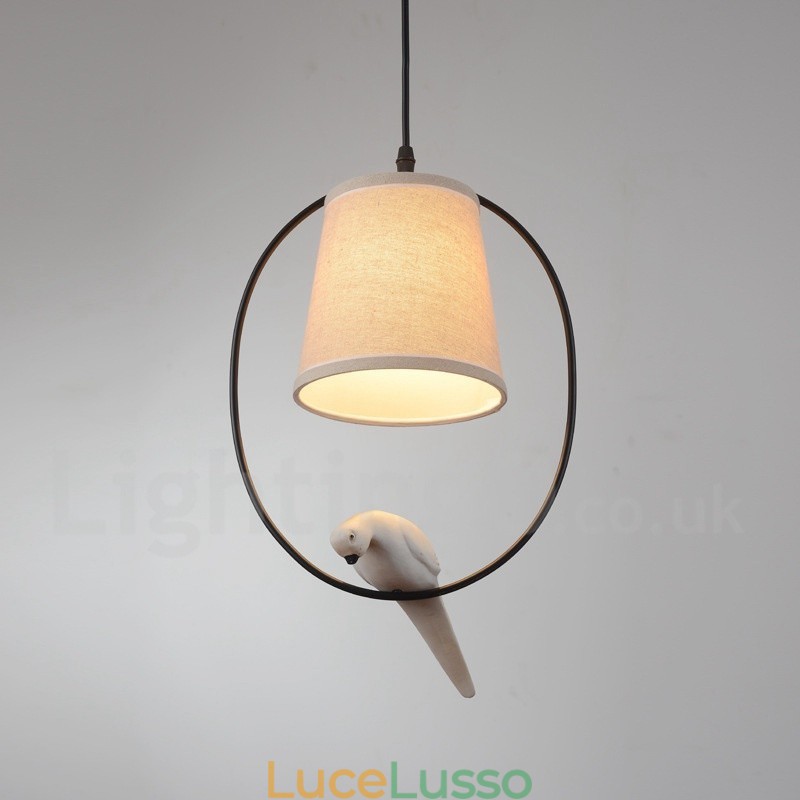 Lampada a sospensione rustica vintage da 1 luce