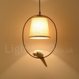 Lampada a sospensione rustica vintage da 1 luce