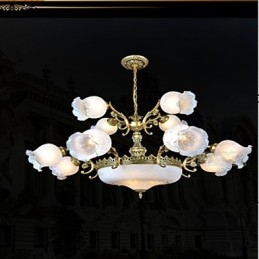 Lampadario Tradizionale Classico Vintage Retro Metallo