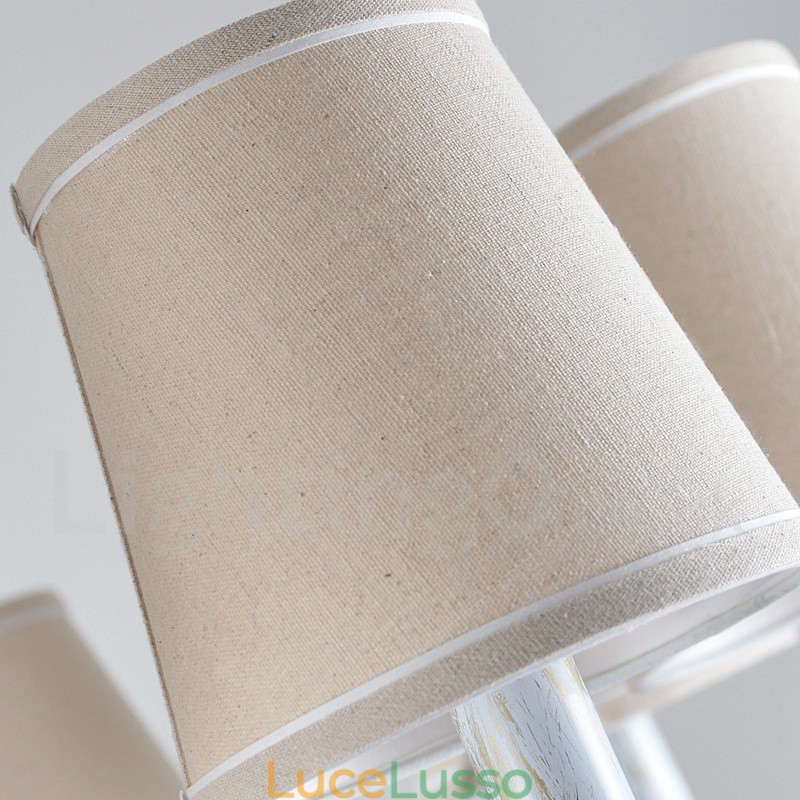 Lampada a sospensione rustica vintage da 8 luci