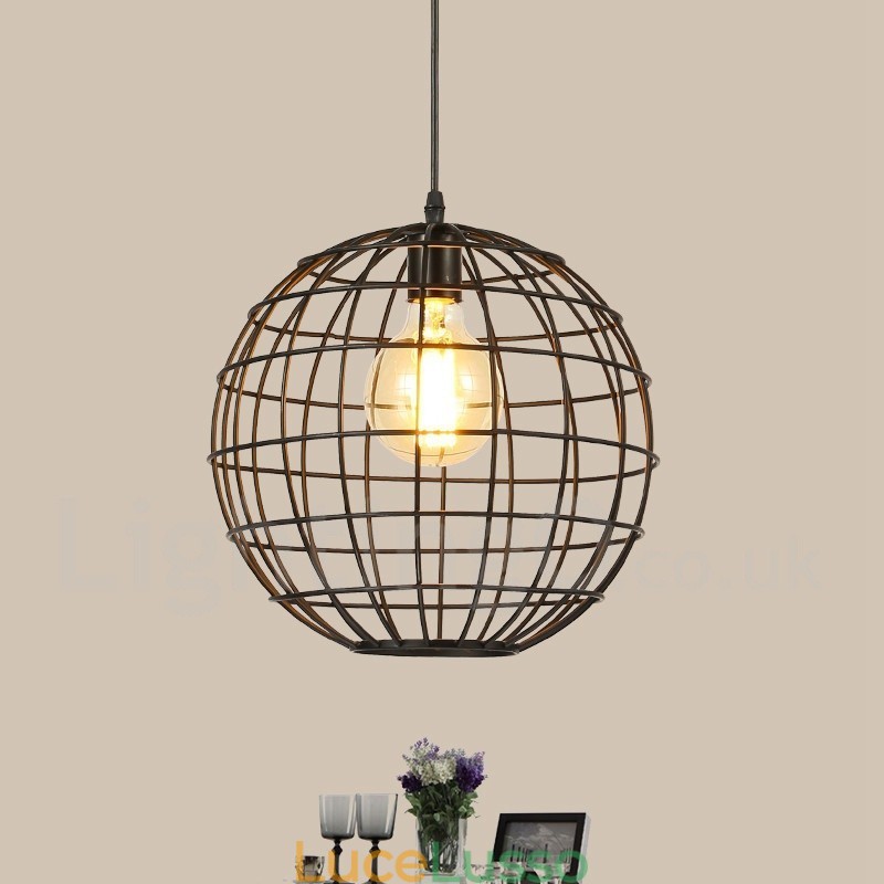 Lampada a sospensione Country Vintage Globe