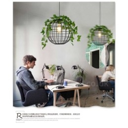 Lampada a sospensione Country Vintage Globe