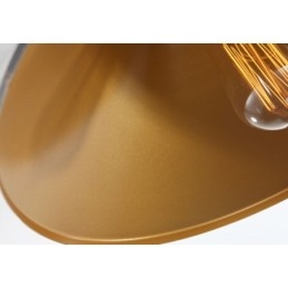 Lampada a sospensione in metallo retrò vintage a 1 luce