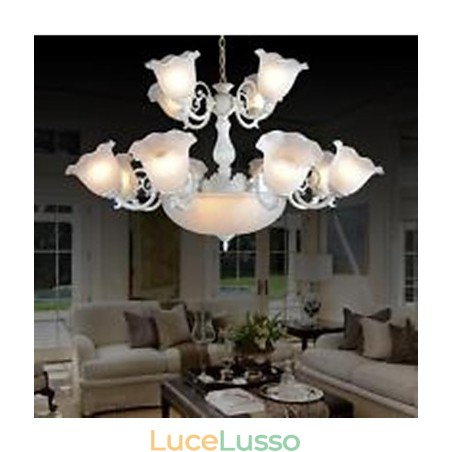 Lampadario Tradizionale Classico Vintage Retro Metallo Lampadario Tradizionale Classico Vintage Retro Metallo