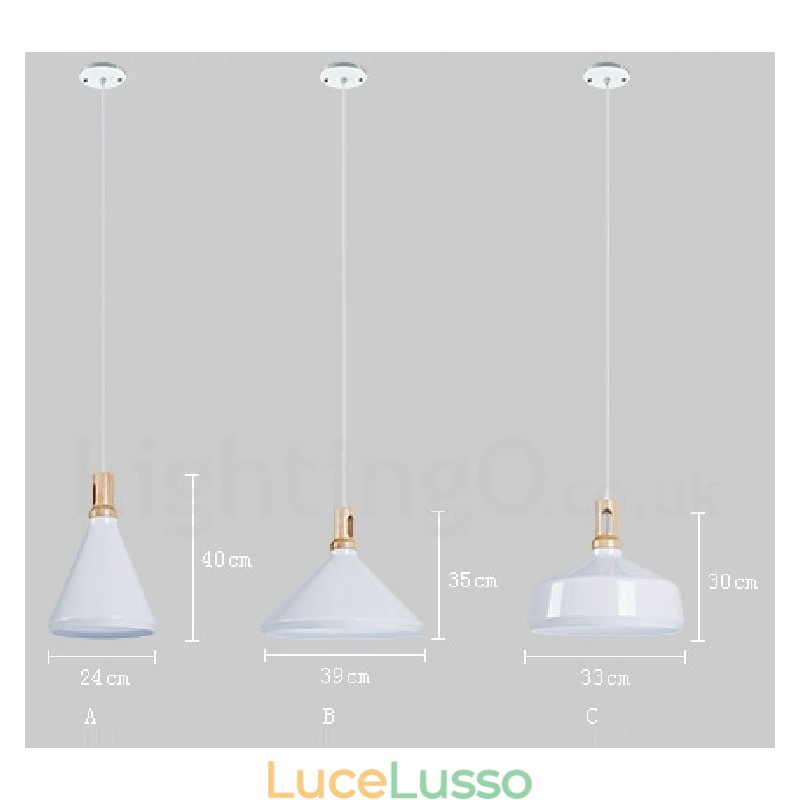 Lampada a sospensione moderna contemporanea a 1 luce