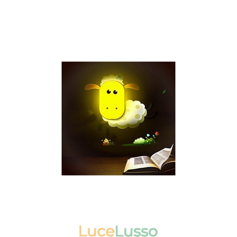 Creative Spirit Intelligent Light Control Piccola luce notturna Lampada da parete per bambini Luci