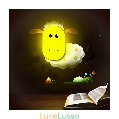 Creative Spirit Intelligent Light Control Piccola luce notturna Lampada da parete per bambini Luci Creative Spirit Intelligent Light Control Piccola luce notturna Lampada da parete per bambini Luci