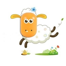 Creative Spirit Intelligent Light Control Piccola luce notturna Lampada da parete per bambini Luci