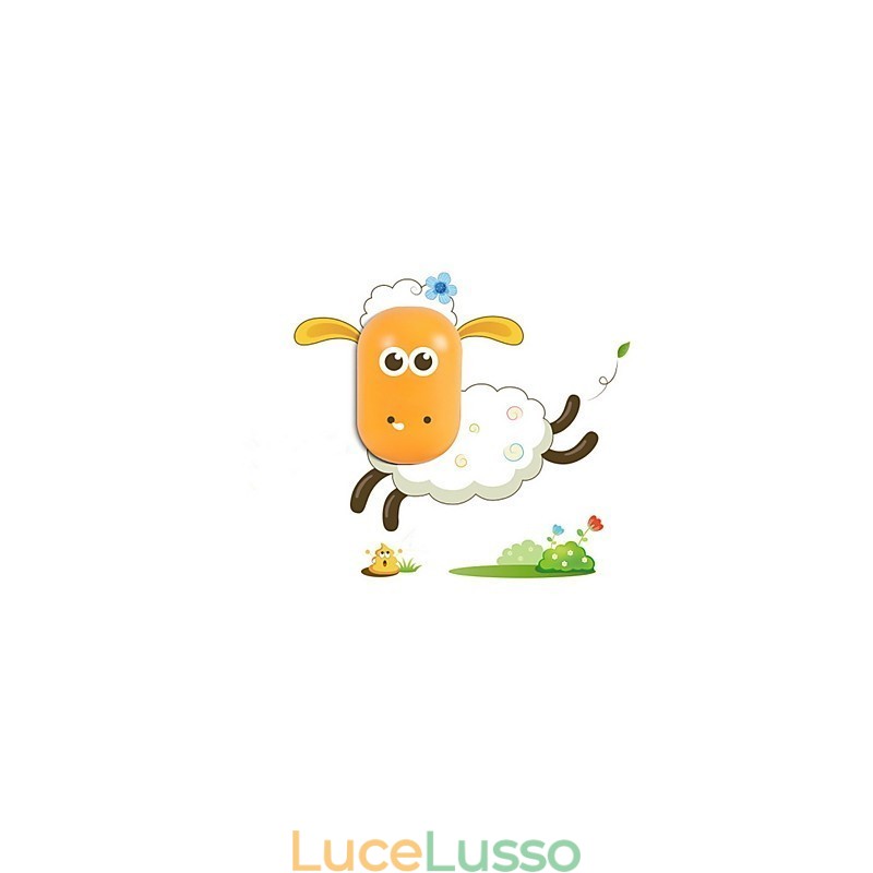 Creative Spirit Intelligent Light Control Piccola luce notturna Lampada da parete per bambini Luci
