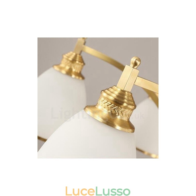 Lampadario in rame e metallo integrato Rustic Lodge a 5 luci