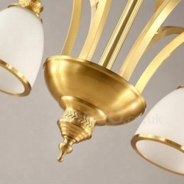 Lampadario in rame e metallo integrato Rustic Lodge a 10 luci