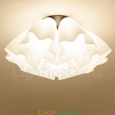 Lampadario integrato rustico a 7 luci Lampadario integrato rustico a 7 luci