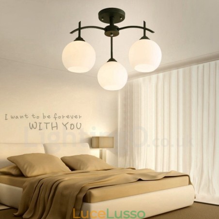 Lampadario tradizionale classico integrato a 3 luci Lampadario tradizionale classico integrato a 3 luci