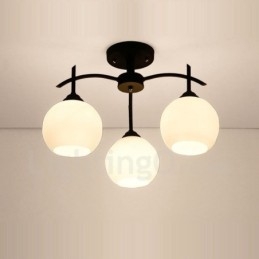 Lampadario tradizionale classico integrato a 3 luci