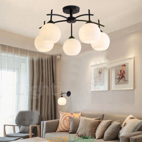 Lampadario tradizionale classico integrato a 5 luci Lampadario tradizionale classico integrato a 5 luci