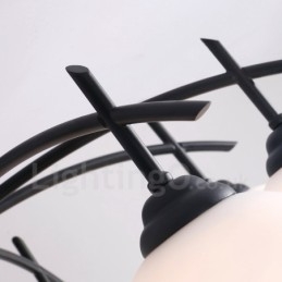 Lampadario tradizionale classico integrato a 8 luci