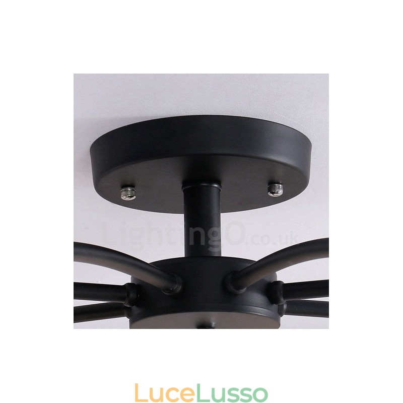 Lampadario tradizionale classico integrato a 8 luci