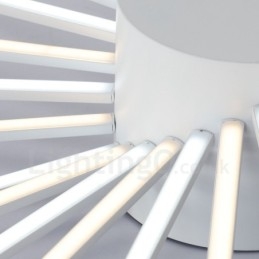 Lampadario moderno contemporaneo in metallo integrato da 28 luci