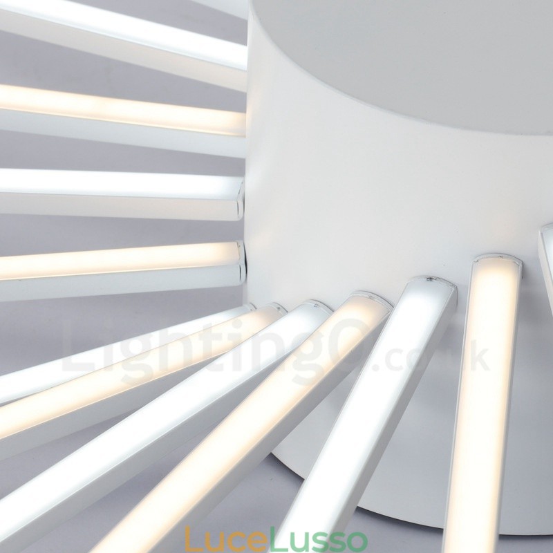 Lampadario moderno contemporaneo in metallo integrato da 28 luci