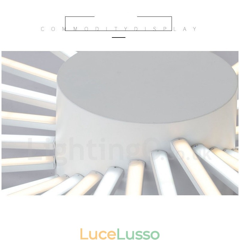 Lampadario moderno contemporaneo in metallo integrato da 28 luci