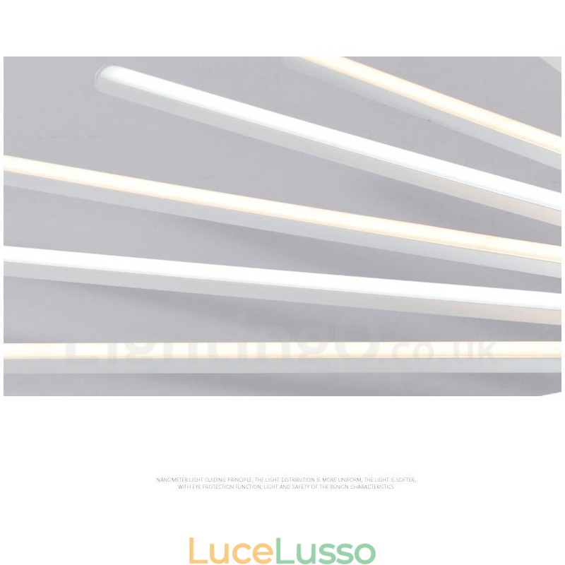 Lampadario moderno contemporaneo in metallo integrato da 28 luci