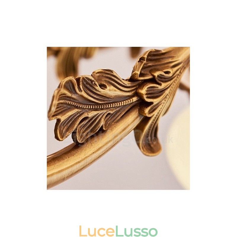 Lampadario di lusso tradizionale classico integrato in metallo a 8 luci