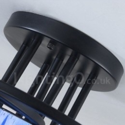 Lampadario integrato in stile mediterraneo a 9 luci