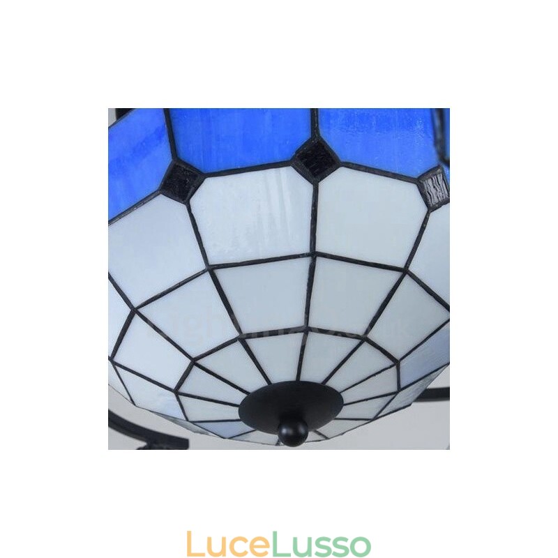 Lampadario integrato in stile mediterraneo a 9 luci