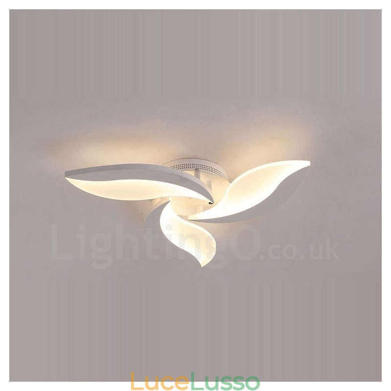 Lampadario moderno contemporaneo integrato a 3 luci