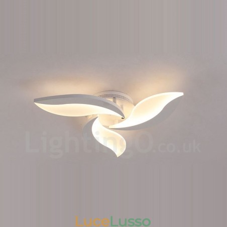 Lampadario moderno contemporaneo integrato a 3 luci Lampadario moderno contemporaneo integrato a 3 luci