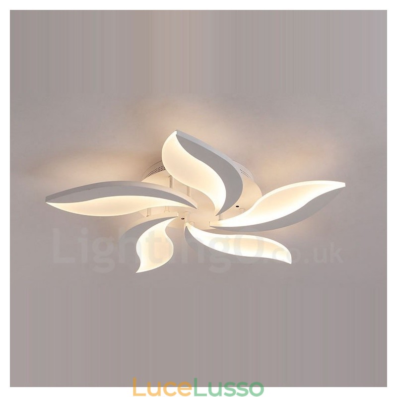 Lampadario moderno contemporaneo integrato a 5 luci